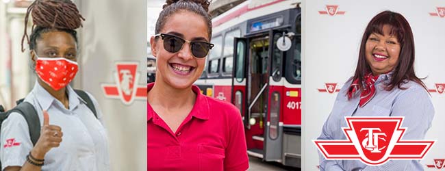 Women working for Toronto Transit Commission